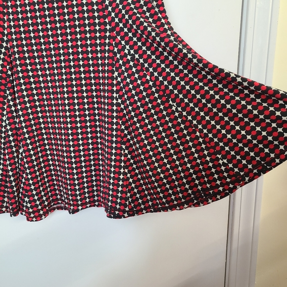 Max Studio Flare Skirt Fun Comfy - Picture 4 of 6